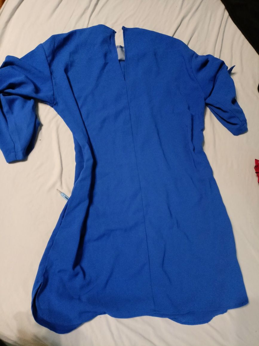 Błękitna sukienka Mango casual 38 M