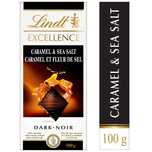 Шоколад Чорний Ліндт, з Карамелью і Морською сіллю,  Lindt Excellence