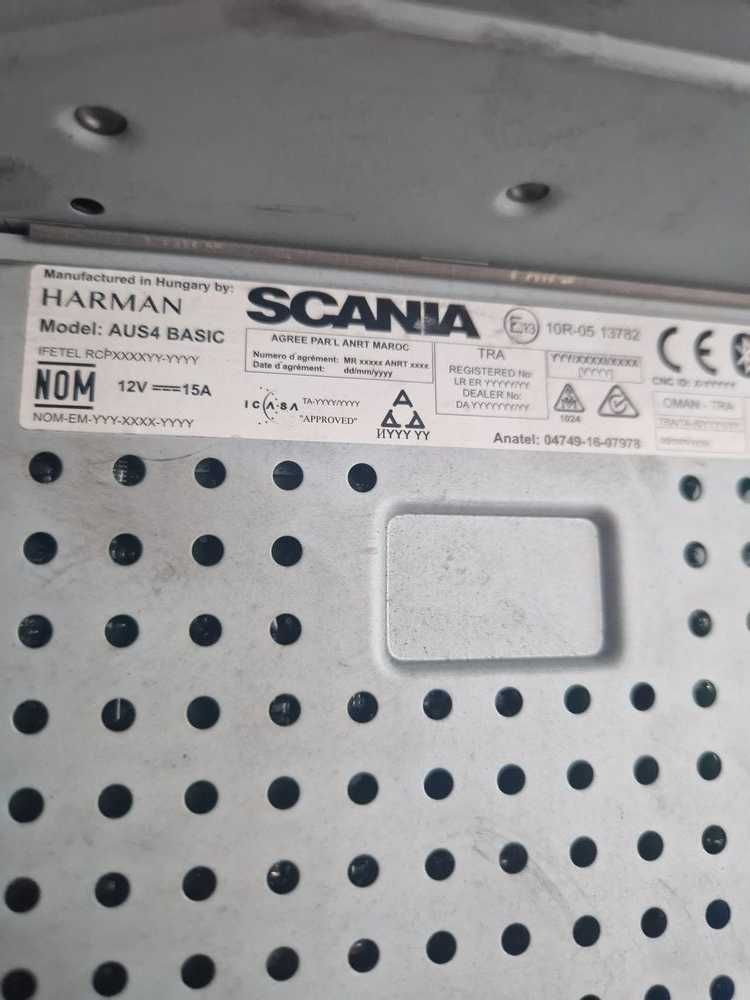 SCANIA Radio Navi Nawigacja Harman Aus4 Basic Euro6