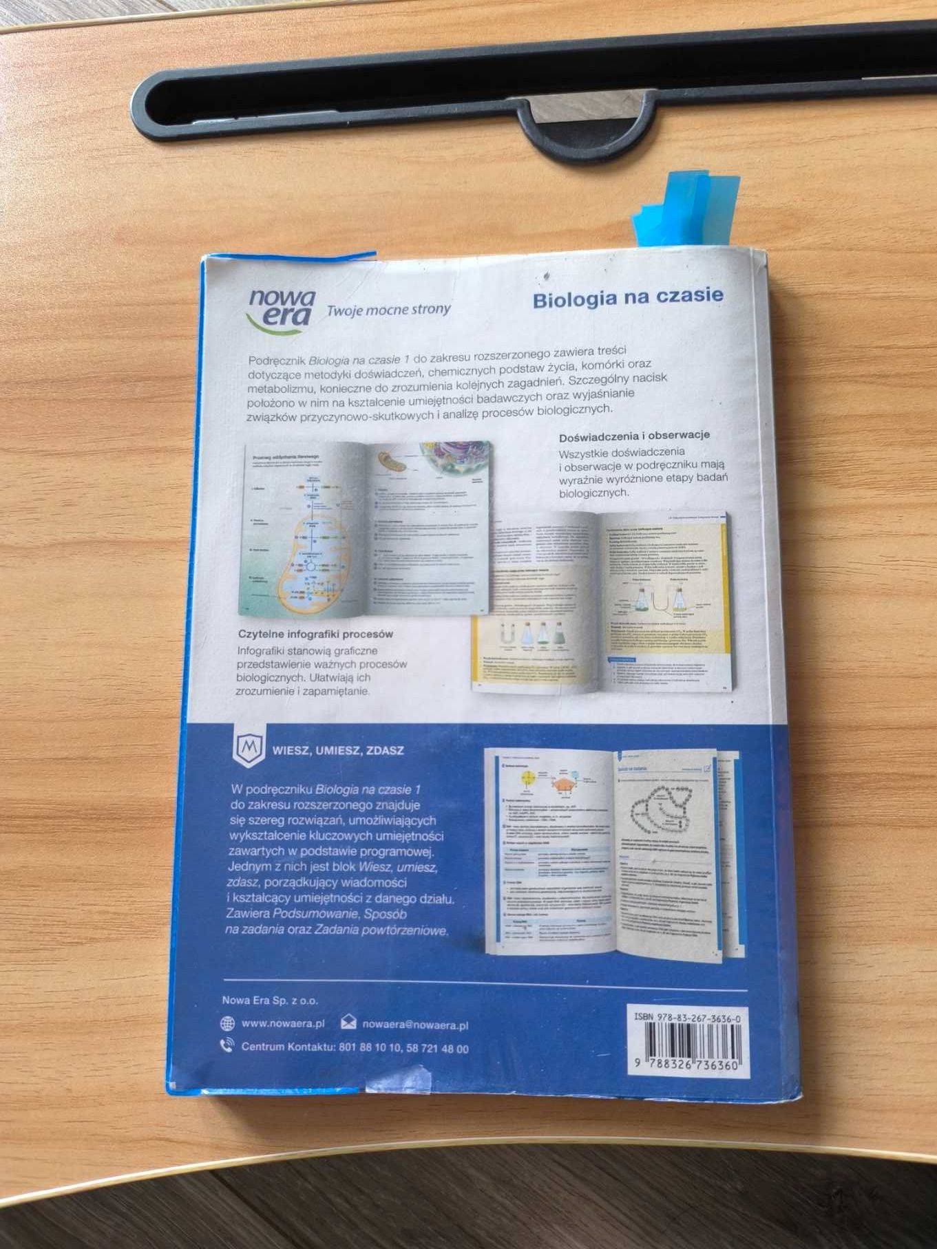 Biologia na czasie 1, zakres rozszerzony, Nowa era