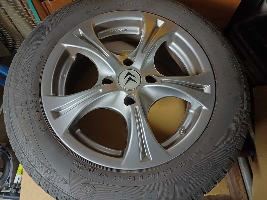 Alufelgi z oponami koła 15" 4x108 Alutec