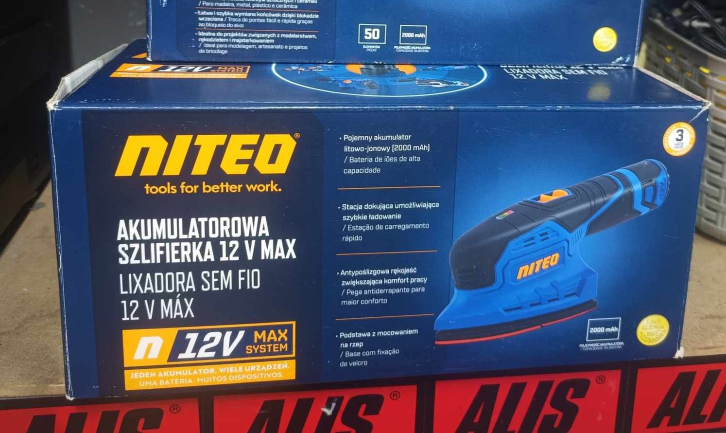 Szlifierka akumulatorowa Niteo 12V Max