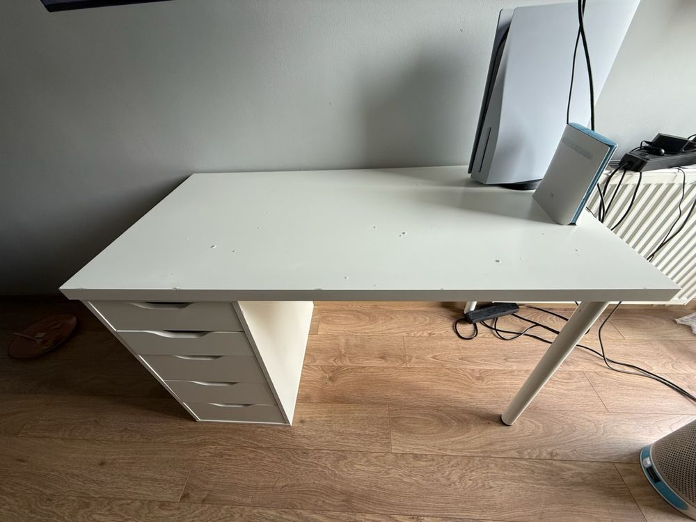 Biurko Ikea z szafką