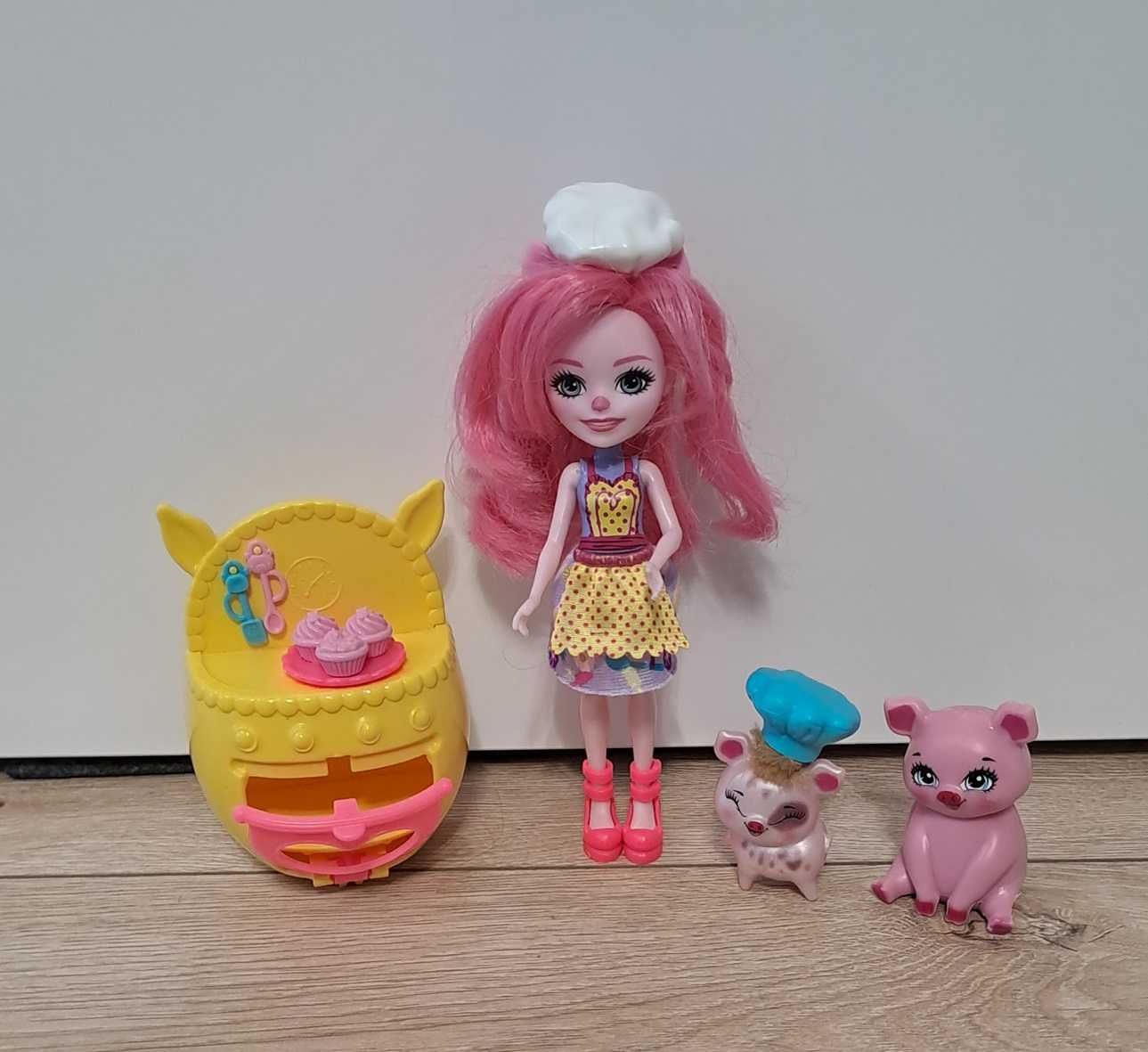 Mattel Enchantimals lalka świnki wypieki muffinki