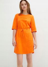 B.P.C sukienka shirtowa z regulowaną talią pomarańczowa 48/50.