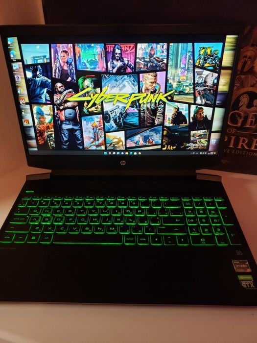 Игровой HP Pavilion Gaming Ryzen5 RTX3050Ti 8Gb SSD512GB