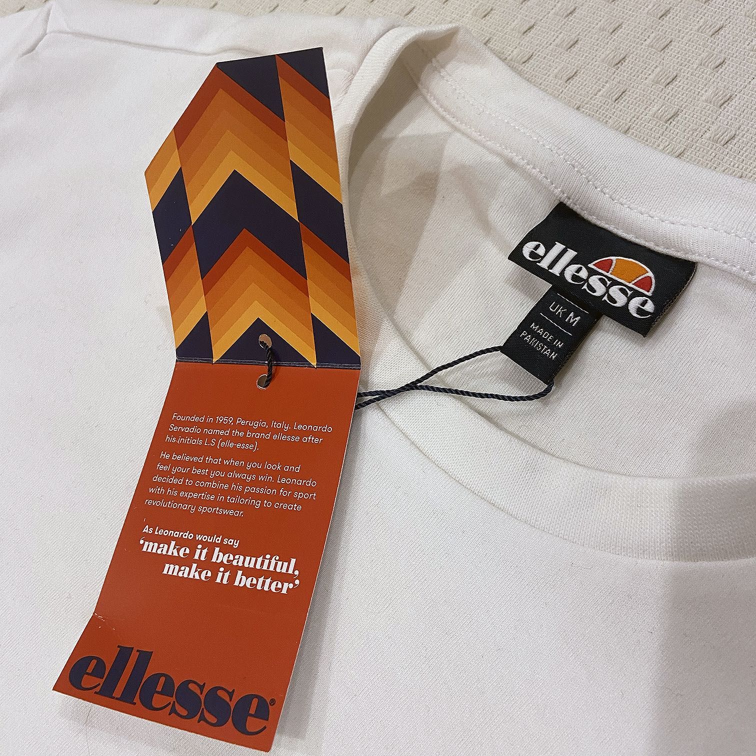 T-Shirt Ellesse Kings 2 White [M] Nova/ Brand New