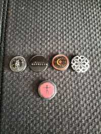 Pins Fields of the Nephilim e Diary of Dreams