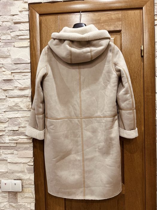 Дублёнка с капюшоном, Zara. 48-50