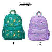 Рюкзак шкільний Smiggle для хлопчика дівчинки зелений ліловий