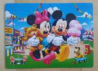 Puzzle ramkowe Myszka Miki i Myszka Minnie   40 elementów
