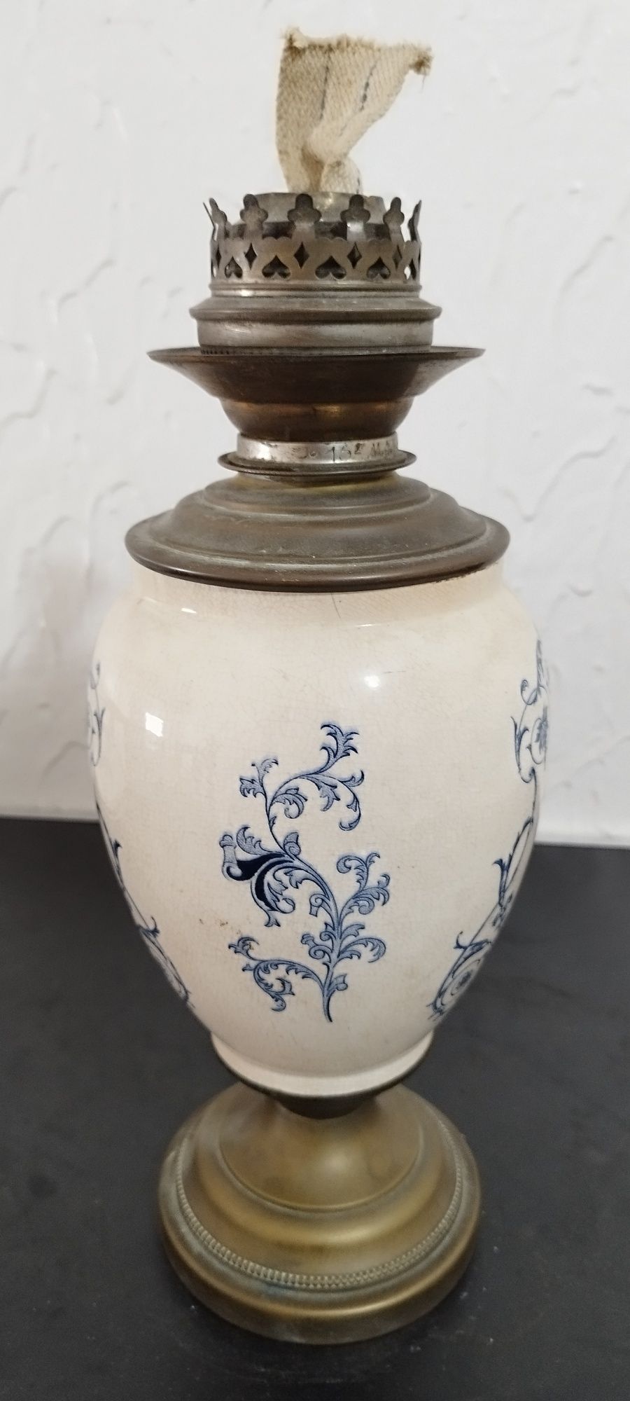 Candeeiro petróleo francês (Séc. XIX)