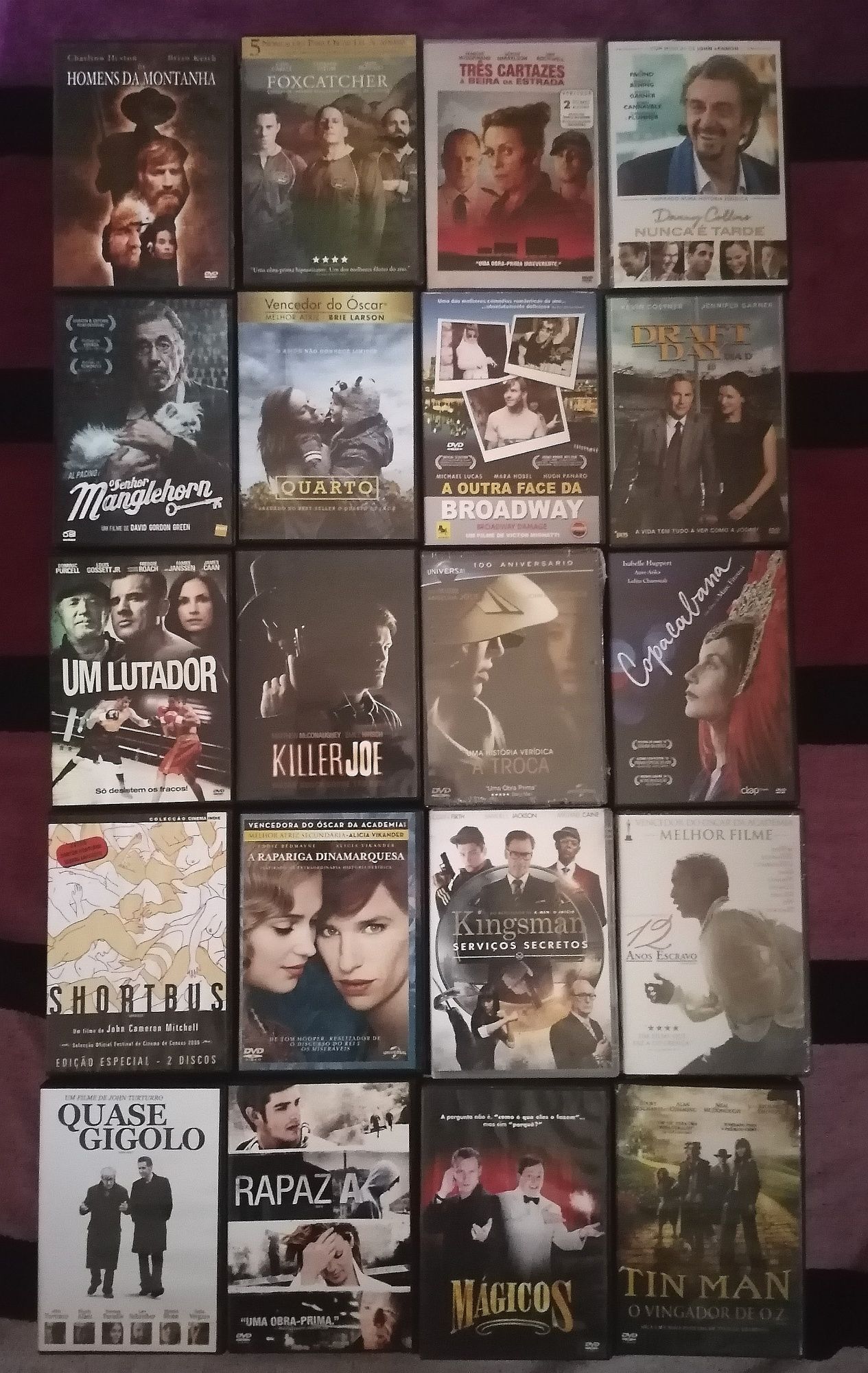 Lote 209 DVD's originais / clássicos / ação / comédia (LOTE 46)