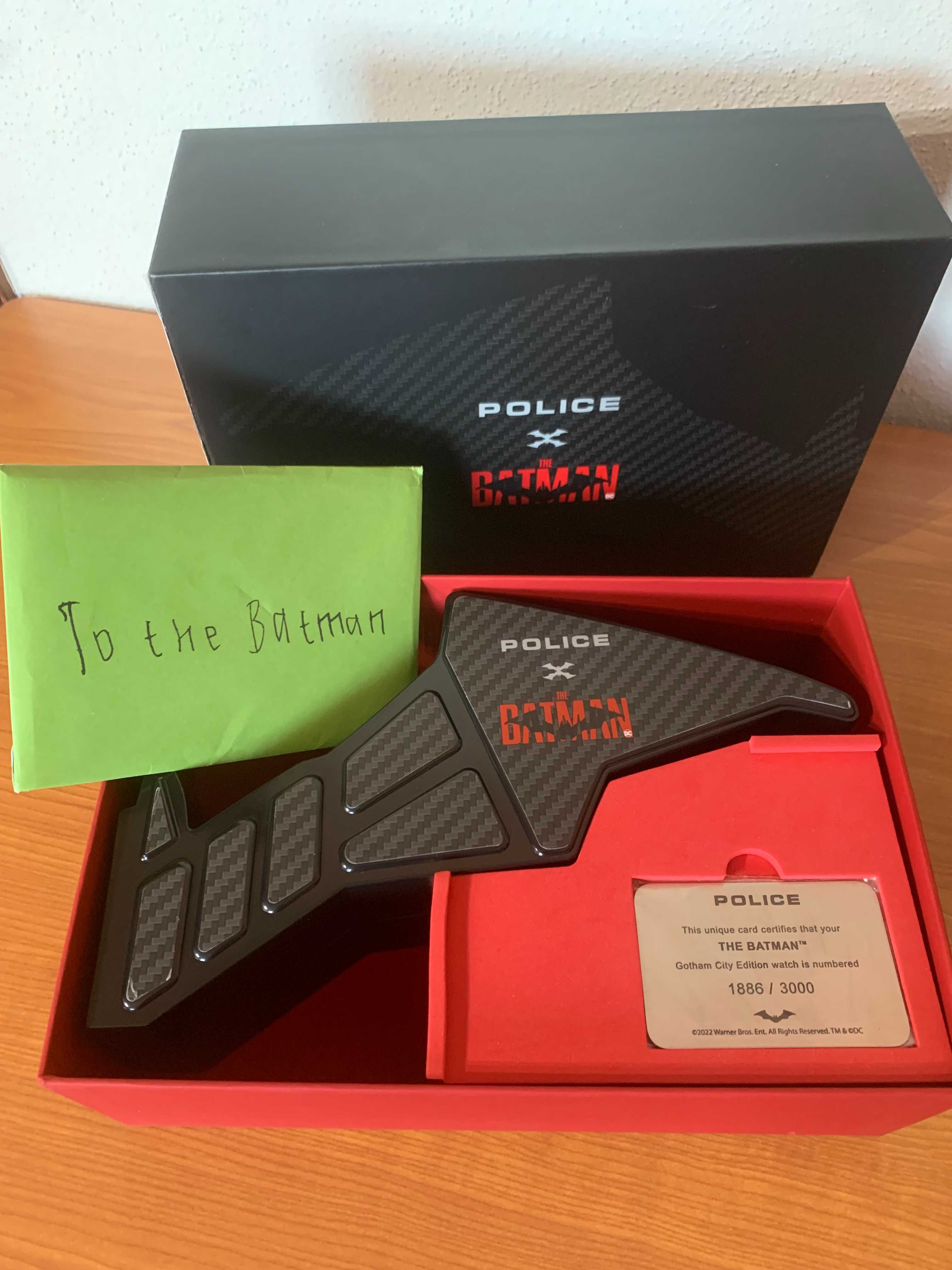 Relógio Police x The Batman Edição Limitada