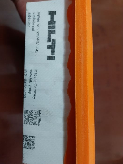 Hilti Filtr VC 20/40/150-X uniwersalny ORGINALNY