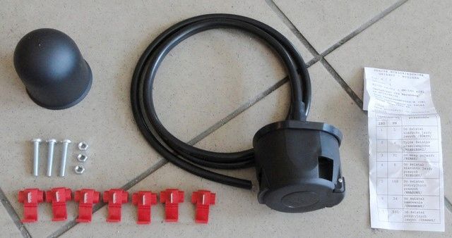 Wiązka 7-pin do hak holowniczy Chevrolet Captiva do ZACZEPU KULOWEGO