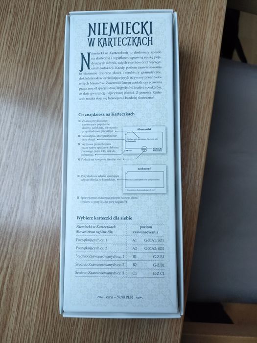 Niemiecki w karteczkach fiszki