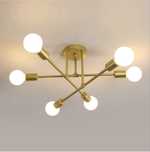 Lampa Wisząca Vintage Żyrandol Metalowy Retro