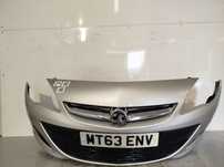 @ ZDERZAK PRZÓD PRZEDNI DO OPEL ASTRA J 4 IV Z176 SREBRNY HALOGENY