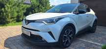Toyota C-HR 1,8 hybryda + LPG, krajowy, bezwypadkowy, skóra z alcantarą.