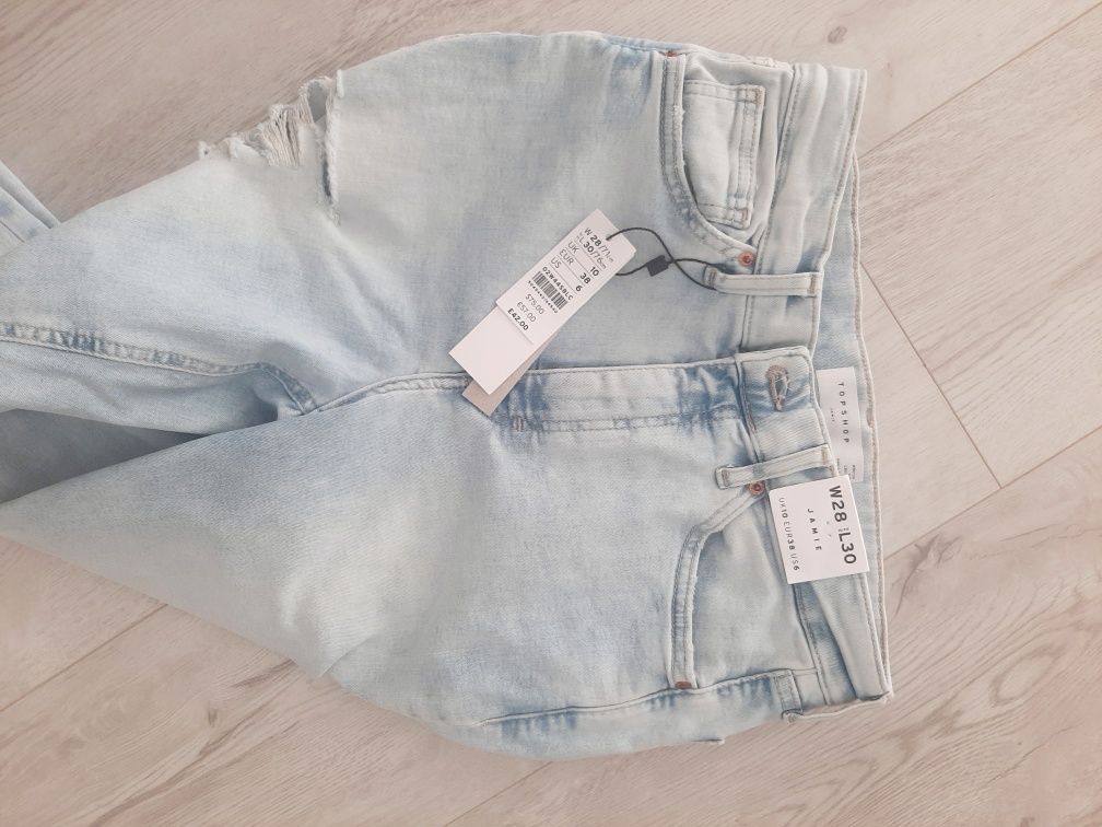 Nowe spodnie jeans TOpshop