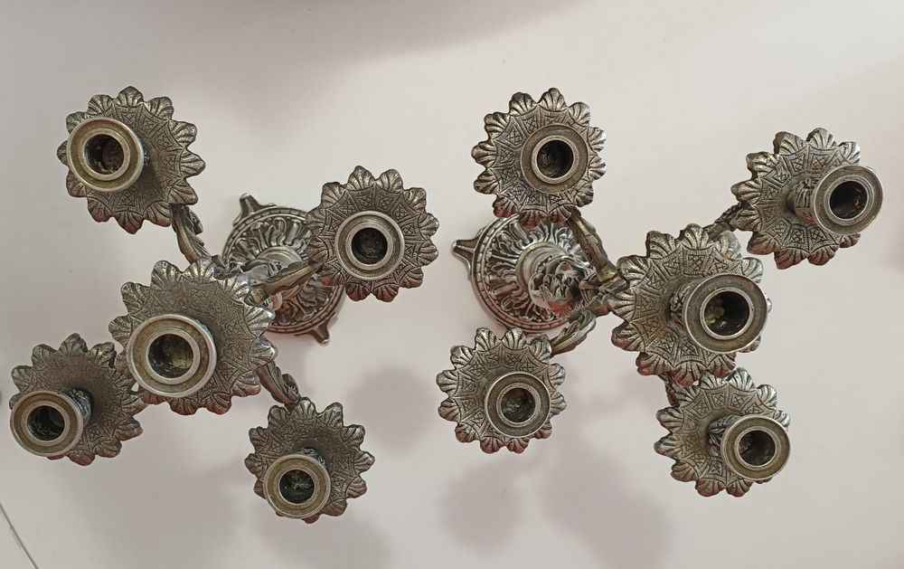 Conjunto de Terrina e dois castiçais