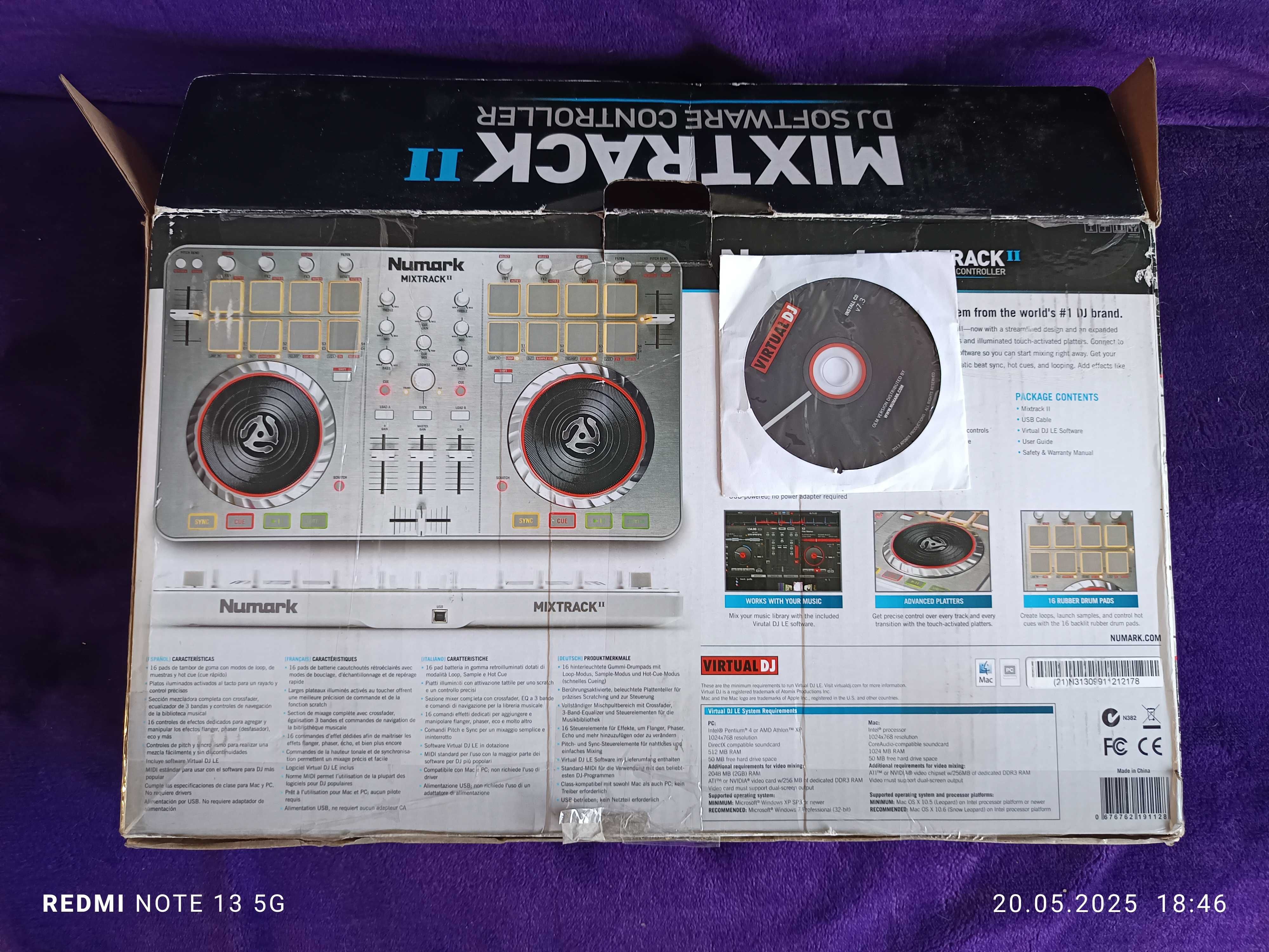 Konsola Dla Mobilnego DJ - Numark Mixtrack II