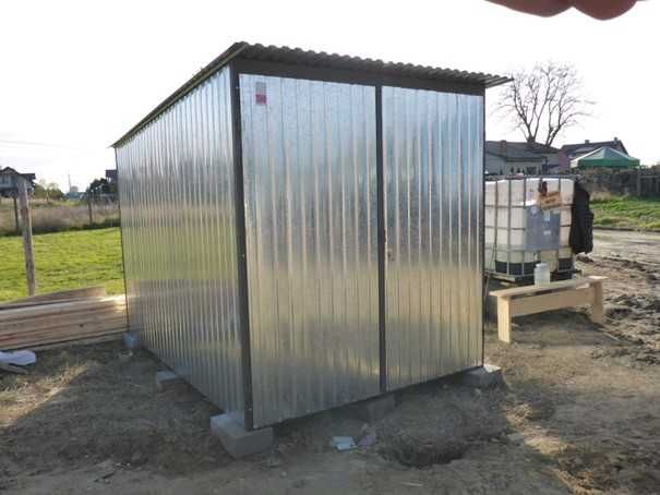 Garaż blaszany 2x3 Blaszak Schowek na budowę Garaże blaszane PRODUCENT