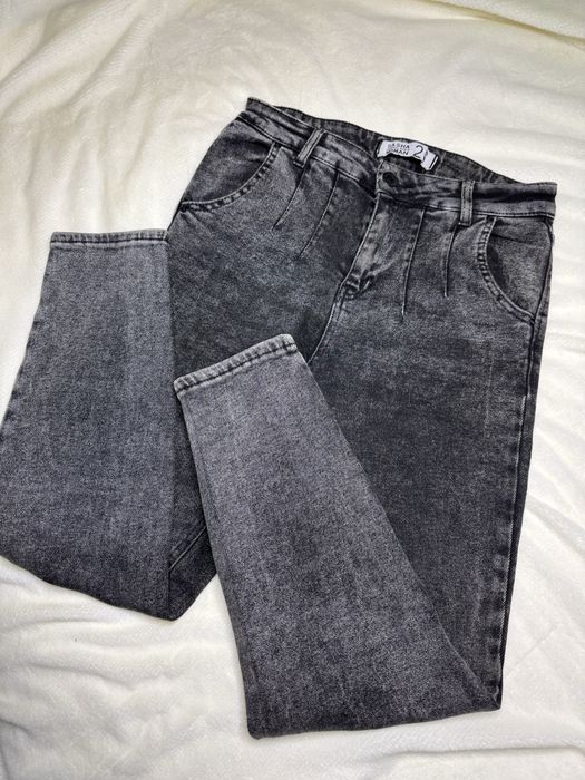 Джинси джинсы женские жіночі сіро-чорного кольру