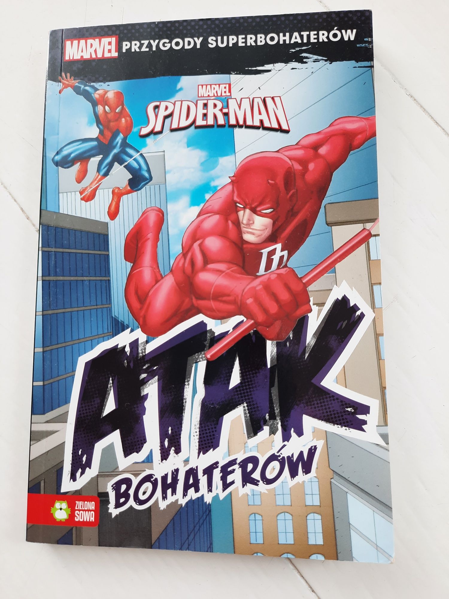 Marvel Spider-man Atak bohaterów Zielona Sowa