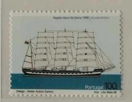 Série Selos Regata Vasco da Gama  -  1998