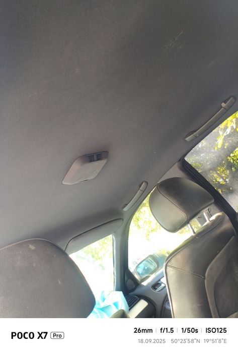 Podsufitka czarna E46