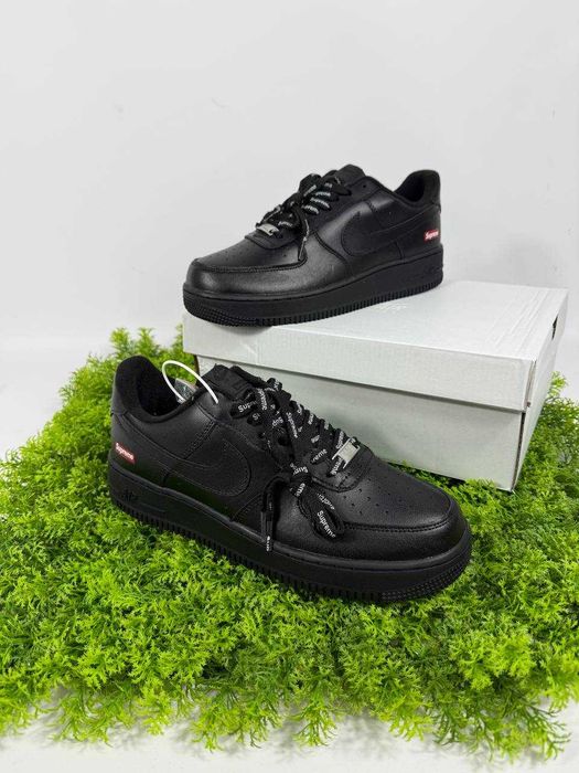 Nike Air Force x Supreme найк аір форс супрім чорні