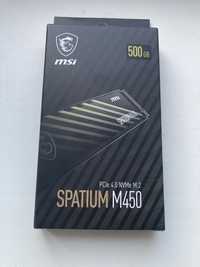 Новий ssd MSI Spatium M450 500gb