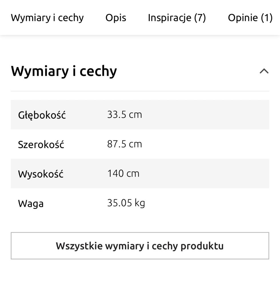 Regał biały Tetrix BRW