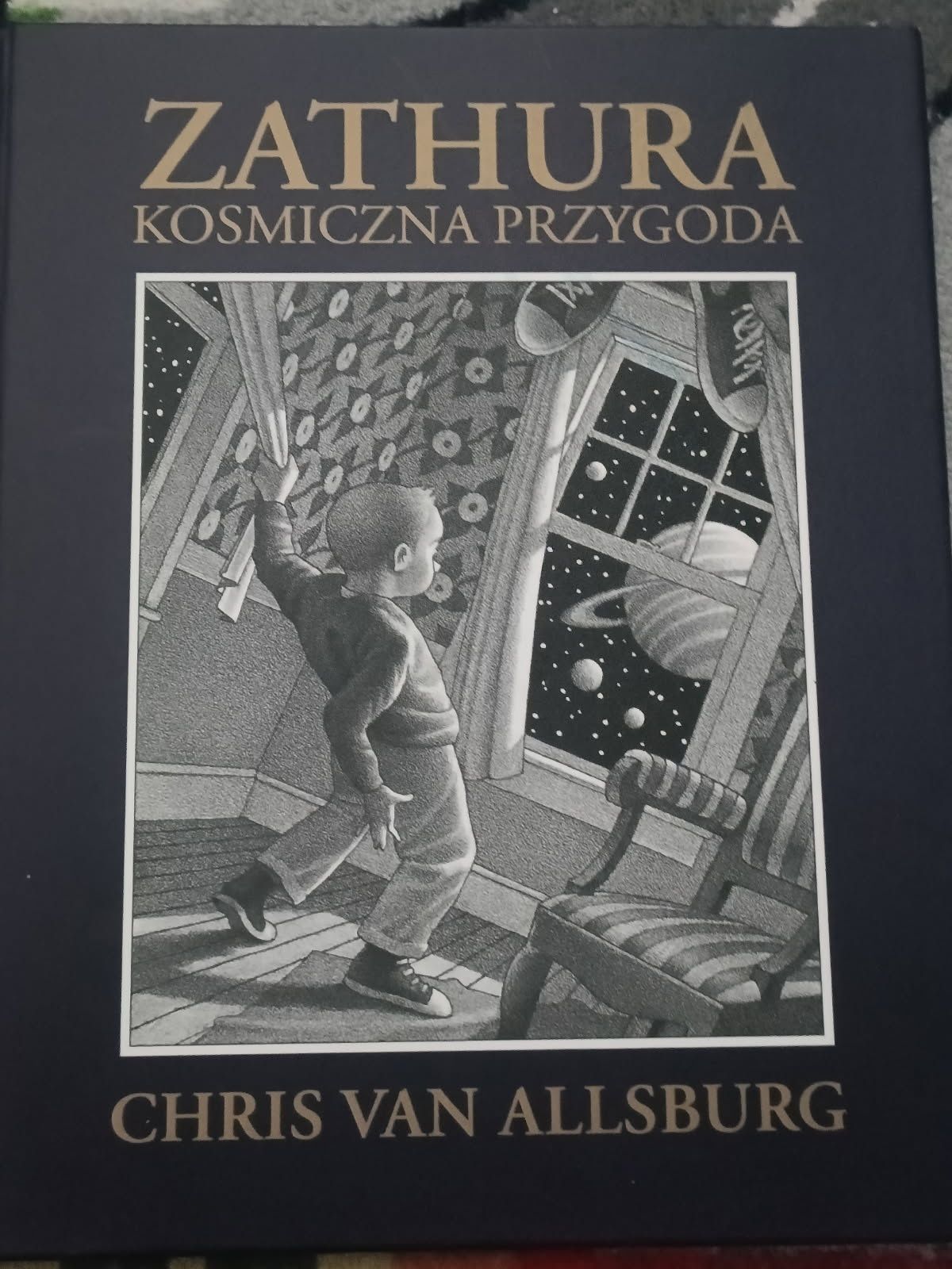 Książka kosmiczna przygoda Zathura