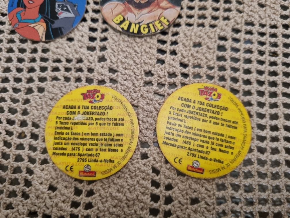Dois joker tazos