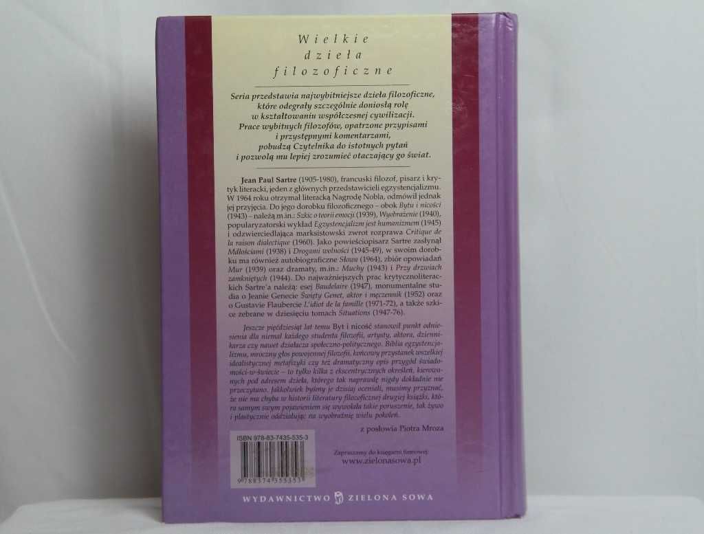 Byt i nicość - Jean Paul Sartre