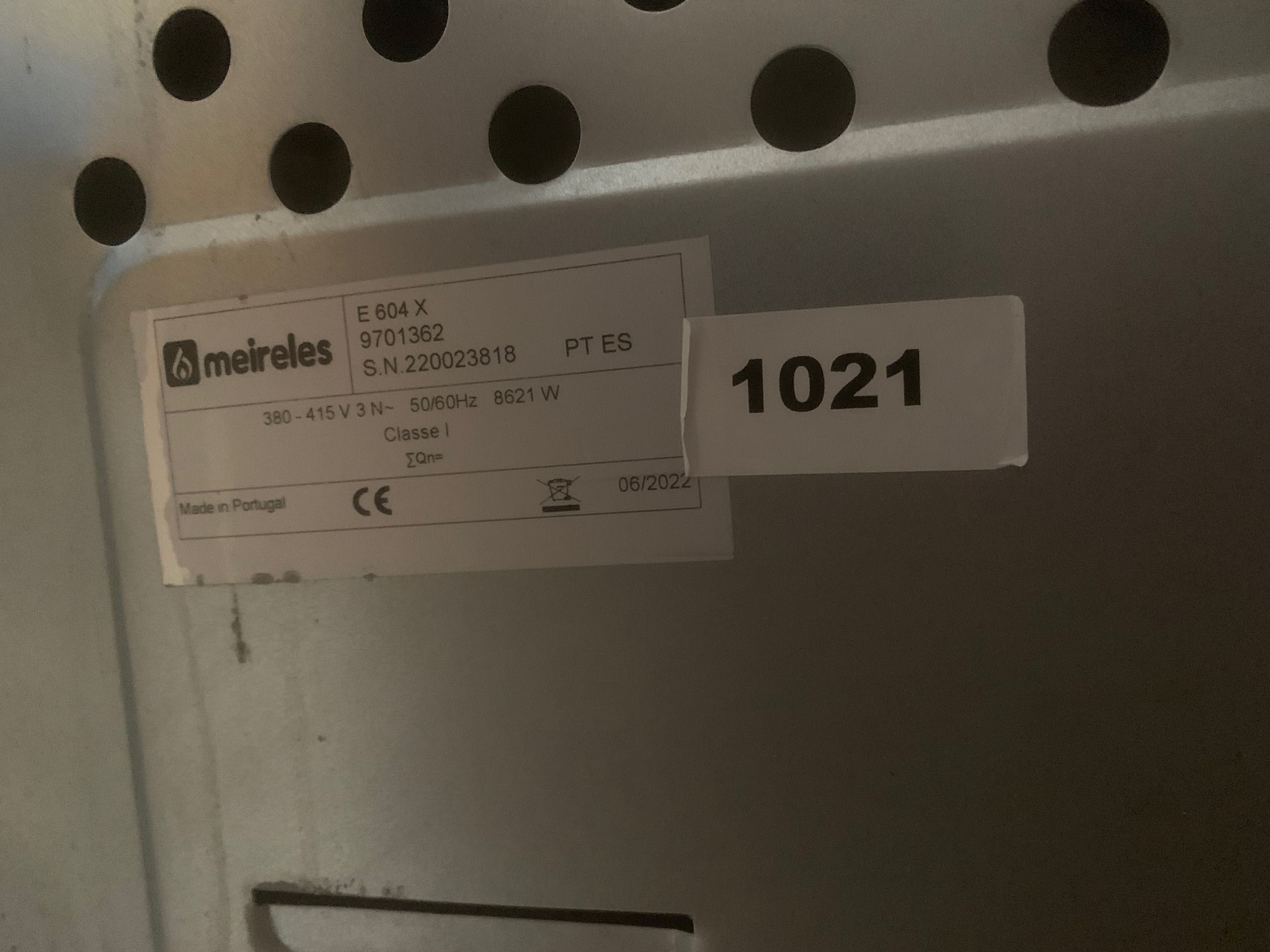 Fogão elétrico 55L vitrocerâmica E 604X inox