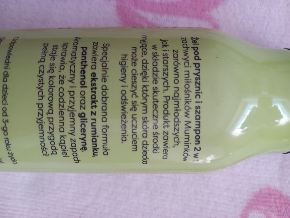 Muminki żel pod prysznic i szampon