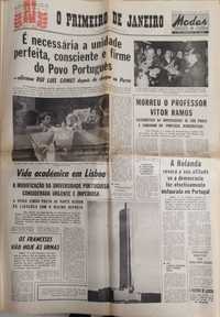 Jornal 1° Janeiro de 3 Maio de 1974- após 25 abril 74