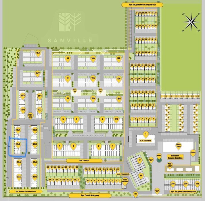 БЕЗ КОМІСІЇ, готова Евро 3к квартира з терасою, ЖК Sanville Park