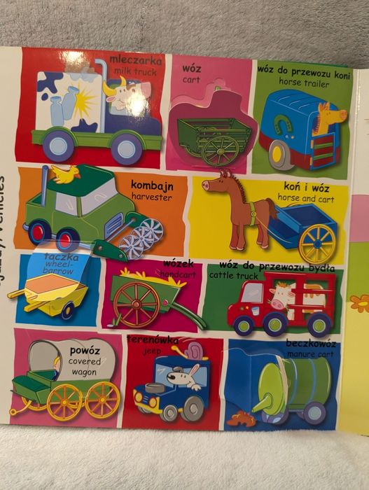 Mój pierwszy słownik obrazkowy język angielski gospodarstwo