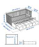 Łóżko Hemnes Ikea