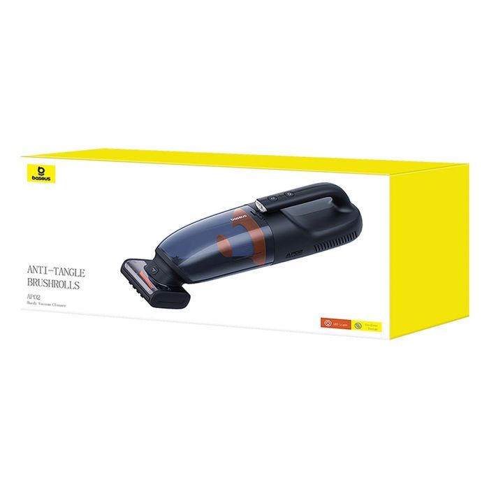 ręczny odkurzacz samochodowy baseus ap02 6000pa 130w czarny