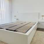 Estrutura de cama Malm 140x200  + estrado Lonset