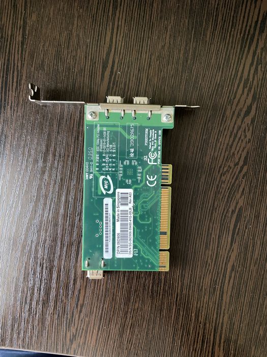 3-портовий PCI-адаптер (плата відеозахвату) + провід