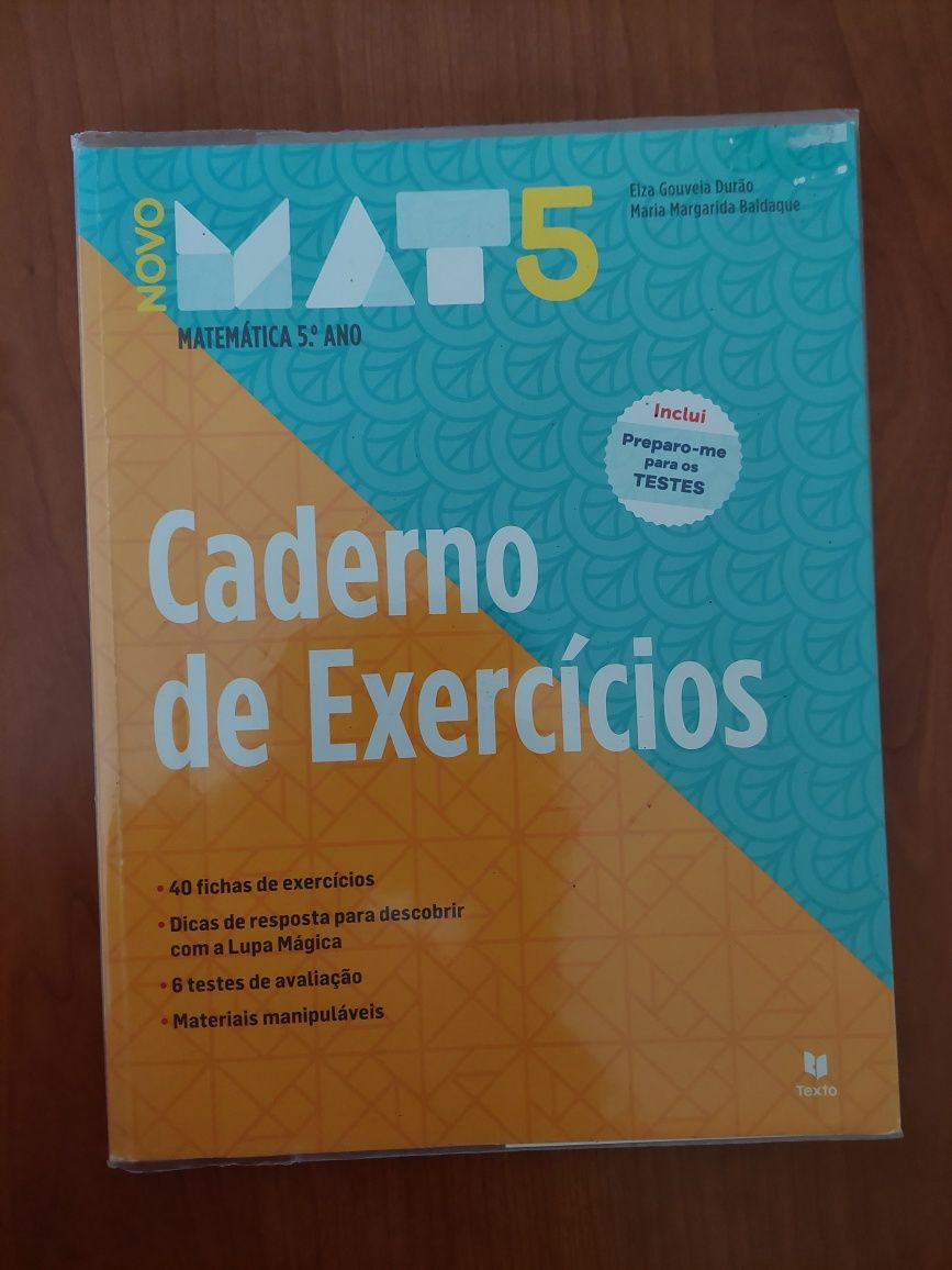 Livro de fichas -  MAT 5 Matemática 5º Ano - Caderno de Atividades