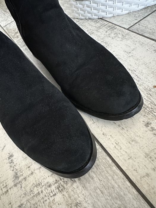 Зимові замшеві чоботи