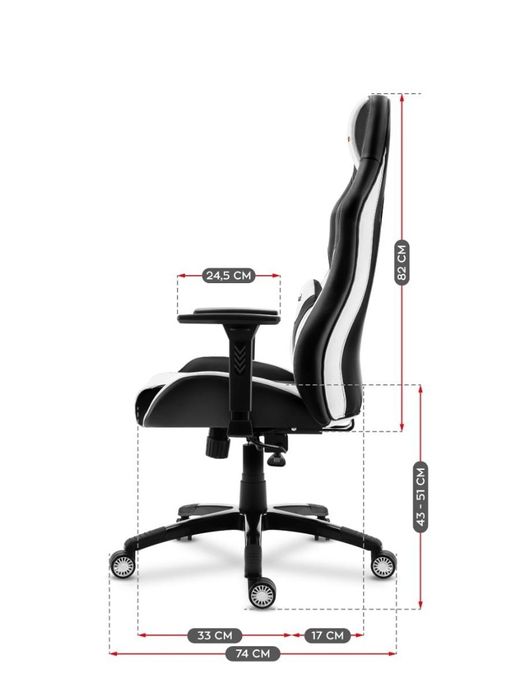 Nowy fotel gamingowy Huzaro Force 7.3 biały